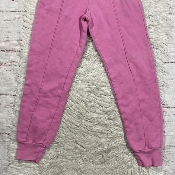 Jonathan Simkhai Niya Organic Terry Drawstring Track Pants in Orchid - Picture 9 of 10